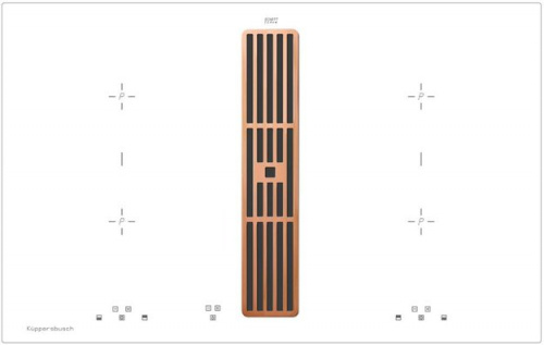 Варочная панель с вытяжкой Kuppersbusch KMI 8500.0 WR Copper