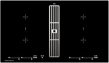 Варочная панель с вытяжкой Kuppersbusch KMI 9800.0 SR Stainless Steel