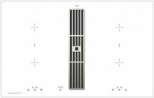 Варочная панель с вытяжкой Kuppersbusch KMI 8500.0 WR Stainless Steel